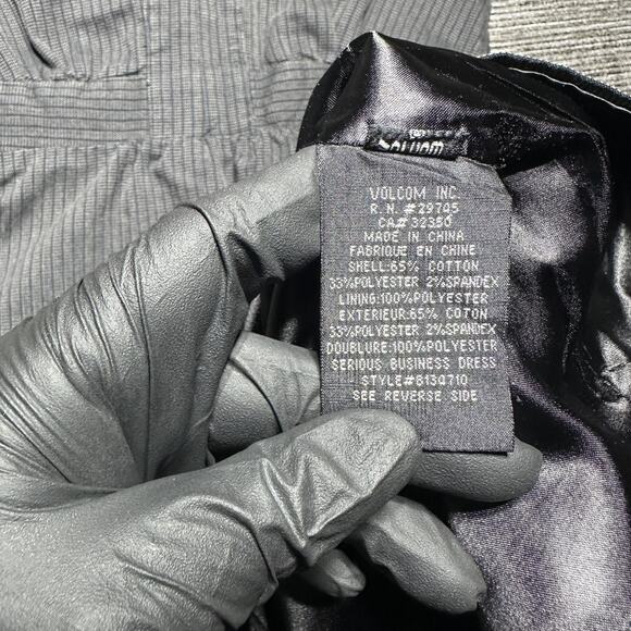 Volcom Dress Women's XS Black Blue Striped Vintage Happy Birthday 8134710 - Picture 8 of 14